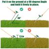 Tiomues Tent Stakes, 10PCS Heavy Duty Tent Stakes Pegs, Outdoor Camping Windproof Professional Ground Stakes, Metal Tent Pegs for All Kinds of Ground, Specially Designed for Tent Canopies view 4