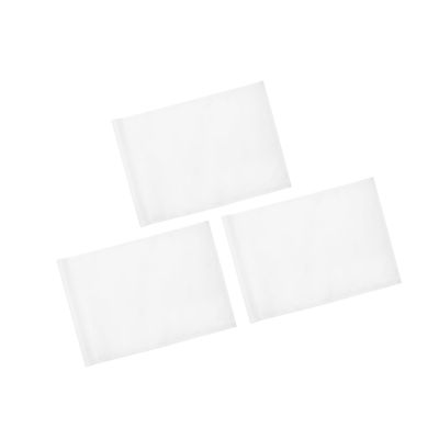 KINGTOP Golf Flag 20x14 Inch - Plain White, 420D Nylon, Tube Inserted - Standard Putting Green Flags for Backyard Practice, Golf Courses, Country Club, 3-Pack