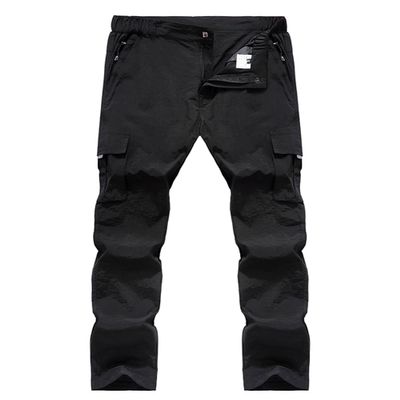 Kolongvangie Men Pants Outdoor Quick Dry Casual Work Strechy Bottoms Ripstop Hunting Tactical Fishing Golf Nylon Spandex Pants