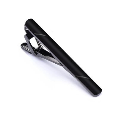 1/2/3Pcs Tie Clips for Men Black Tie Bar Clip Set for Regular Ties Necktie for Wedding Anniversary Business and Best Gift Skiny Necktie Meeting and Daily Life Gold Silver Black-Line Black