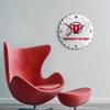 The Fan-Brand NCAA Utah Utes - Bottle Cap Wall Clock - Sports Team Bar Sign Dcor - Home, Dorm, Garage, Office, Fan Cave view 3