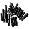 Goodlace 100/200/300 PCS Metal Aglets DIY Shoelaces Repair Shoe Lace Tips Replacement End (200pcs, Black) view 1