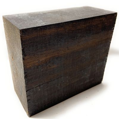 Gabon Ebony Hardwood Block 4x4x2 For Building Turkey Calls Pens Knife Scales Reel Seats