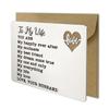 YODOCAMP Wife Gift from Husband, Anniversary Card for Women Wife Birthday Gift Romantic Valentines Day Christmas Gifts for Wife, Mini Love Note for Her Engraved Wallet view 1