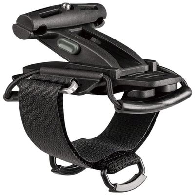 Topeak Free Pack DF Tool Carrier Duo Fixer Saddle Rail Mount, Compact Inner Tube & Storage, Slide-and-Click Quick Install, Includes Tire Levers, Lightweight Engineering-Grade Polymer