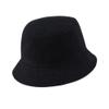 LexiuYibai Bucket Hat for Men Women Godson Embroidered Washed Cotton Unisex Bucket Hats (Black,7 1/2) view 2