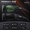 AWGSEE Polarized Sports Sunglasses for Men 100% UV Protection Wrap Around Unbreakable Sun Glasses for Fishing Driving view 4