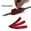 28"/30" Archery Carbon Arrows Spine 400/500 with 4" Natural True Feather and Detachable Tip Target Shooting Arrows for Recurve and Compound and Traditional Bows (12 Pack) (28 inches,Spine 400) view 4