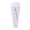 Women Baggy Classic Trousers Plus Sizes Workwear Stretch Scrubs Pant Mid Rise Straight Leg Pull-On Cargo (White,Small,5,OZ) view 1