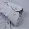 Alex Vando Mens Rayon Dress Shirts Wrinkle Free Regular Fit Stretch Button Down Shirt,Silver,XXL view 4
