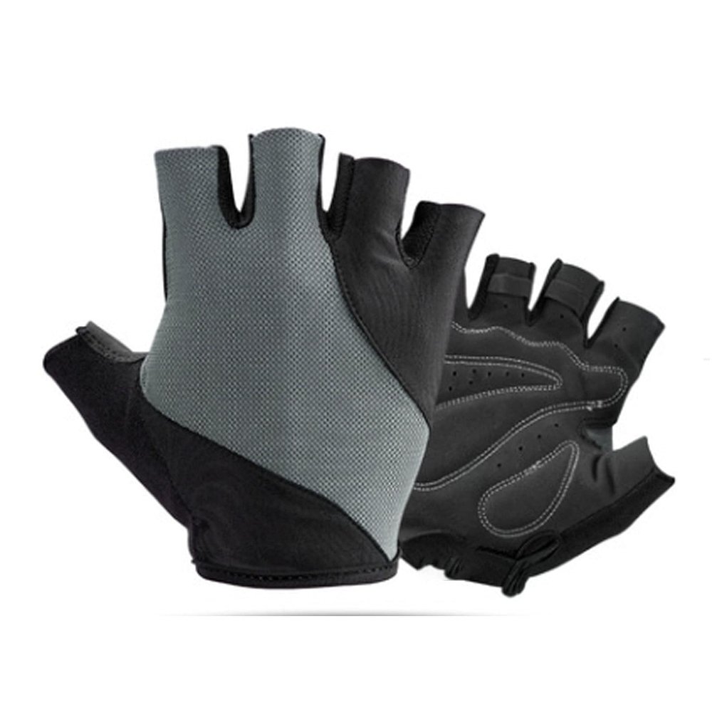 Cycling Gloves Padded Half Finger Bicycle Gloves Sport Gloves Weight Lifting Gloves, Gym Workout Gloves Support for Powerlifting, Cross Training, Fitness, Bodybuilding, Best for Men Women