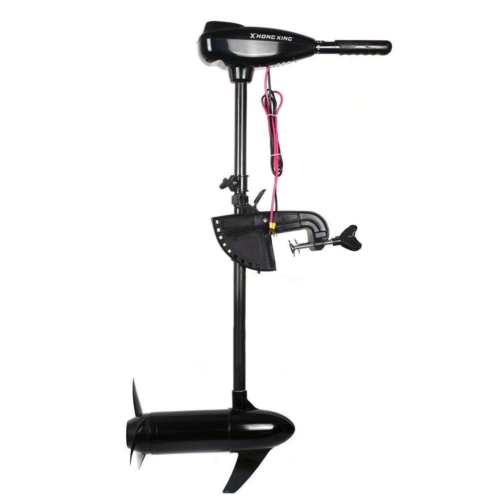 BJTDLLX Electric Trolling Motor, 12V 80LBS 1.2hp 800w Outboard Boat Brush Motor for Kayaks Dinghy Canoe Inflatable, Boat Engine Propeller for Fishing Aquaculture Outdoor Adventure, 1900r/Min