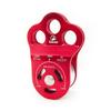 EMMRAGNO 30KN Climbing Single Pulley Climbing Three Hole Hitch Pulley Climbing Bearing Pulley, Hauling Pulley for Rock Climbing, Rappelling, Zipline Sports etc. view 1