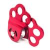 EMMRAGNO 30KN Climbing Single Pulley Climbing Three Hole Hitch Pulley Climbing Bearing Pulley, Hauling Pulley for Rock Climbing, Rappelling, Zipline Sports etc. view 4