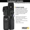 Hero's Pride Universal Ballistic Tourniquet Holder, Molded Nylon TQ Pouch for Tactical Duty Belts, Duty Gear & EDC Case Fits Most Tourniquets Including CAT Gen 7, Lightweight & Durable Design, Black view 3