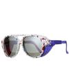 HCHES Men Polarized Cycling Glasses MTB Bicycle Eyewear UV400 Road Bike Goggles Windproof Sport Women Sunglasses With Case,PV04 C8,Z view 1