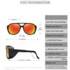 HCHES Men Polarized Cycling Glasses MTB Bicycle Eyewear UV400 Road Bike Goggles Windproof Sport Women Sunglasses With Case,PV04 C8,Z view 2