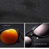 HCHES Men Polarized Cycling Glasses MTB Bicycle Eyewear UV400 Road Bike Goggles Windproof Sport Women Sunglasses With Case,PV04 C8,Z view 4