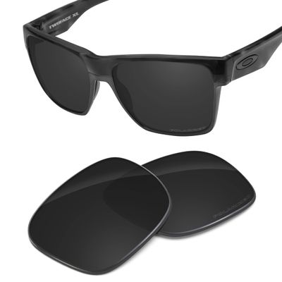 Tintart Performance Replacement Lenses Compatible with Oakley TwoFace XL OO9350 Polycarbonate Polarized Etched-Carbon Black