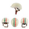 Cycling Motorcycle Helmet with Adjustable Size,Adults Men Women Beanie Retro Ultralight ABS Shell Open Face Helmet,DOT/ECE Certified,for Skateboard Electric Moped Bike Helmets-B view 2