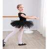 Stelle Ballet Shoes for Girls Soft Leather Dance Slippers Ballerina Shoes(Black,5MT) view 2