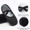 Stelle Ballet Shoes for Girls Soft Leather Dance Slippers Ballerina Shoes(Black,5MT) view 4