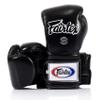 Fairtex Muay Thai Boxing Gloves BGV9 - Heavy Hitter Mexican Style Training & Sparring Gloves for Kick Boxing MMA K1 (Black, 16 oz) view 1