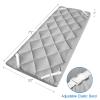 Cot Mattress Pad (Improved Thickness) Quilted Cot Pads for Camping, Sleeping Mattress Topper 30" X 75" for Camp/Rv Bunk/Narrow Twin Beds, Gray view 2
