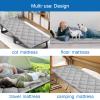 Cot Mattress Pad (Improved Thickness) Quilted Cot Pads for Camping, Sleeping Mattress Topper 30" X 75" for Camp/Rv Bunk/Narrow Twin Beds, Gray view 4