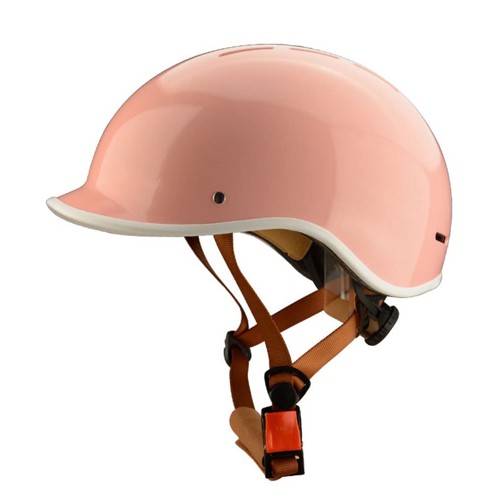 Cycling Motorcycle Helmet with Adjustable Size,Adults Men Women Beanie Retro Ultralight ABS Shell Open Face Helmet,DOT/ECE Certified,for Skateboard Electric Moped Bike Helmets-and