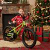RoyalBaby Freestyle EZ Kids Bike, Easy Learn Balancing to Biking, 14 Inch Balance & Pedal Bicycle, Instant Assembly Toddlers Boys Girls Ages 3-5 Years, 14" Green view 4