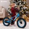 RoyalBaby Freestyle EZ Toddlers Kids Bike, Easy Learn Balancing to Biking, 12 Inch Balance & Pedal Bicycle, Instant Assembly Boys Girls Ages 2-4 Years, 12" Blue view 2
