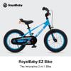 RoyalBaby Freestyle EZ Toddlers Kids Bike, Easy Learn Balancing to Biking, 12 Inch Balance & Pedal Bicycle, Instant Assembly Boys Girls Ages 2-4 Years, 12" Blue view 3