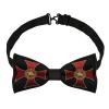Templar Knight Logo Mens Bow Ties Classic Bowtie Pre-Tied Novel Fun Pattern for Any Age view 4