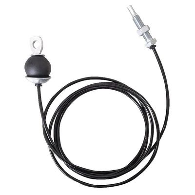 1-6M Home Gym Replacement Cables Thick 5mm LAT Pulldown Cable for Fitness Cable Pulley Machine with Screw and Stopper Ball (Color : 2.5m)