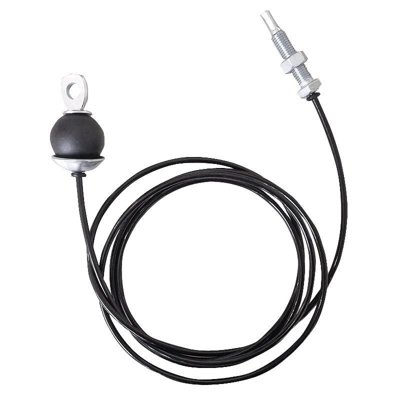 1-6M Home Gym Replacement Cables Thick 5mm LAT Pulldown Cable for Fitness Cable Pulley Machine with Screw and Stopper Ball (Color : 2.5m)