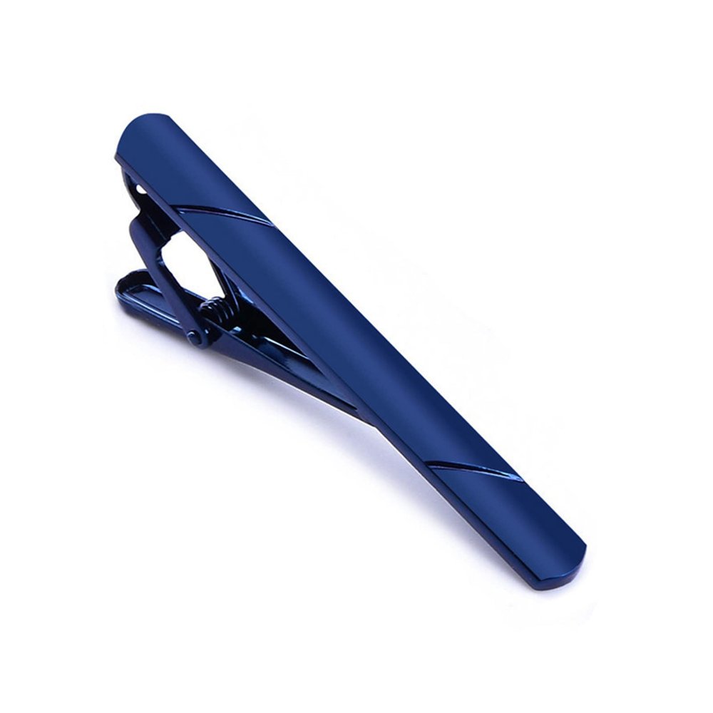 1/2/3Pcs Tie Clips for Men Black Tie Bar Clip Set for Regular Ties Necktie for Wedding Anniversary Business and Best Gift Skiny Necktie Meeting and Daily Life Gold Silver Black-Line Blue