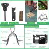 LANKAMO Emergency Survival Kit Gifts for Men Husband Dad, 34 in 1 Survival Gear and Equipment for Camping Hiking Outdoors Adventures, Birthday Christmas for Men Boyfriends Fathers view 4