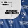 Eastern Illinois University Panthers Logo Pattern Silky Touch Sherpa Back Super Soft Throw Blanket,Logo Pattern view 4