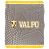 Valparaiso University Beacons Logo Dots Silky Touch Sherpa Back Super Soft Throw Blanket,Logo Dots view 2