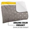 Valparaiso University Beacons Logo Dots Silky Touch Sherpa Back Super Soft Throw Blanket,Logo Dots view 3
