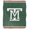 Montana Tech University Orediggers Logo Dots Silky Touch Sherpa Back Super Soft Throw Blanket,Logo Dots view 2