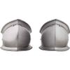 ARTIZANSTORE Medieval Classic Knights Steel Poleyns Knee Cops Armor SCA Armour SCA Fighting Silver Armor Halloween Costume view 1