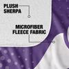 Cornell College Rams Blanket, 50"x60" Logo Dots, Silky Touch Sherpa Back Super Soft Throw Blanket view 4