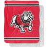 Gardner-Webb University Runnin' Bulldogs Primary Logo Silky Touch Sherpa Back Super Soft Throw Blanket,Primary Logo view 1