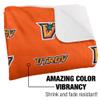 University of Texas Rio Grande Valley Vaqueros Blanket, 50"x60" Logo Pattern, Silky Touch Sherpa Back Super Soft Throw Blanket view 3