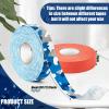 Deekin 6 Rolls Hockey Tape USA Flag Camo Lacrosse Stick Tape Waterproof Non Slip Hockey Athletic Sports Stick Baseball, 1'' x 27 Yards/Roll(Vintage,Vivid) view 2