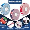 Deekin 6 Rolls Hockey Tape USA Flag Camo Lacrosse Stick Tape Waterproof Non Slip Hockey Athletic Sports Stick Baseball, 1'' x 27 Yards/Roll(Vintage,Vivid) view 3