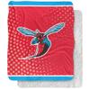 Delaware State University Hornets Logo Dots Silky Touch Sherpa Back Super Soft Throw Blanket,Logo Dots view 1