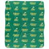 Norfolk State University Logo Pattern Silky Touch Sherpa Back Super Soft Throw Blanket,Logo Pattern view 2